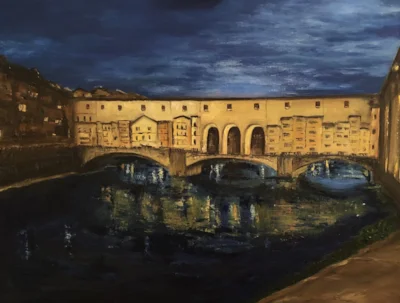 Ponte Vecchio at dusk