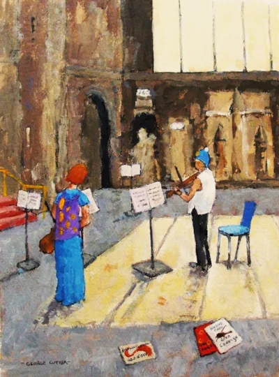 Violin Duet. A